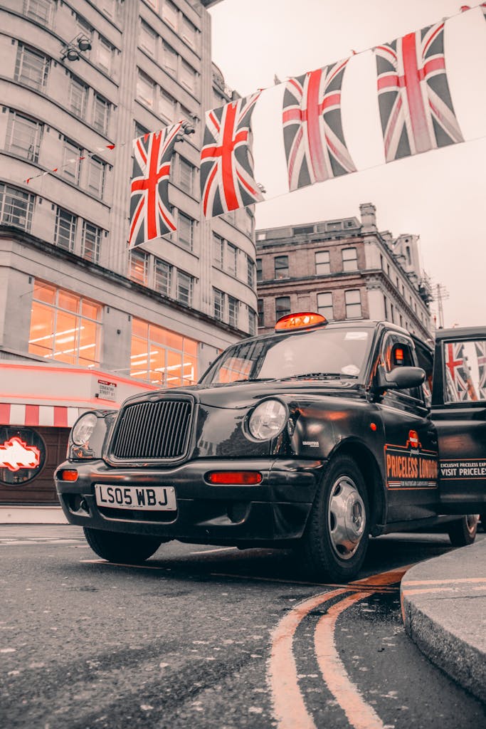 A Taxi on the Road