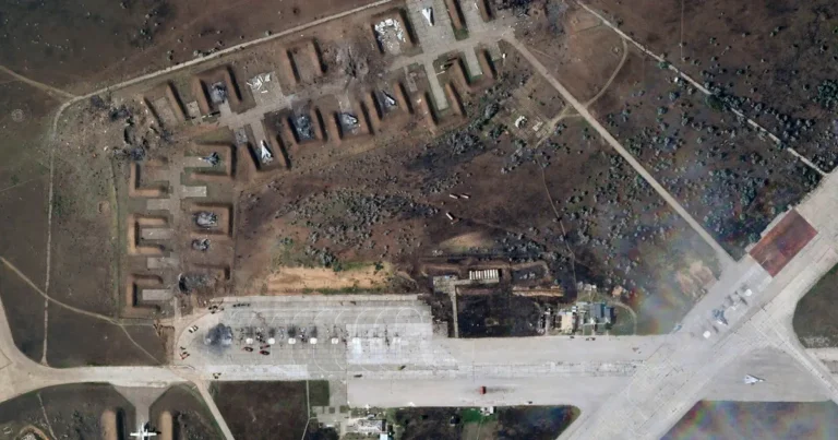 Ukrainian Strike Devastates Russian Air Base