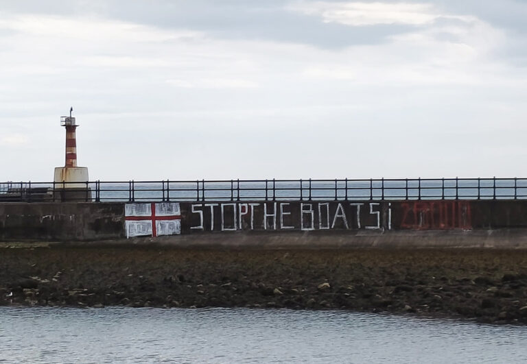 British Far-Right Activists Travel to Calais to Confront Small Boat Migrants